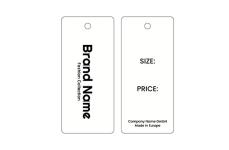 Etiquetas de cartón Model HT-M117