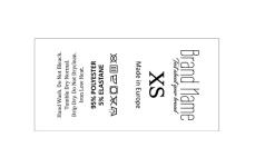 Etiquetas de cuidado textil Model TC-M337