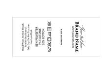 Etiquetas de cuidado textil Model TC-M338