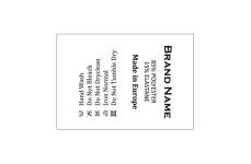 Etiquetas de cuidado textil Model TC-M39