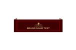 Etiqueta textil tejida Strong Style Model WL-M4