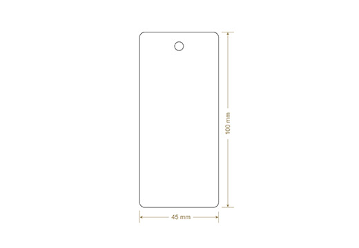 Etiqueta de cartón Model HT-M114