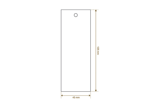 Etiqueta de cartón Model HT-M122