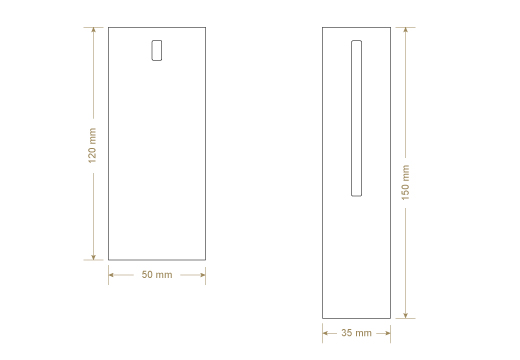 Etiqueta de cartón Model HT-M91
