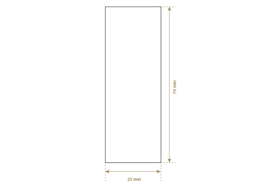 Etiqueta de cuero sintético Model EP-M160