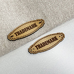 Etiqueta de cuero natural Model EP-M2