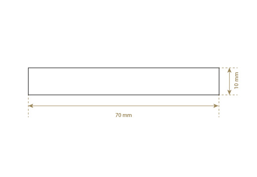 Etiqueta de cuero natural Model EP-M29