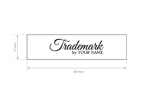 Etiqueta textil impresa Vogue Style Model TL-M69