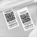 Etiqueta con código QR Modelo TC-M183