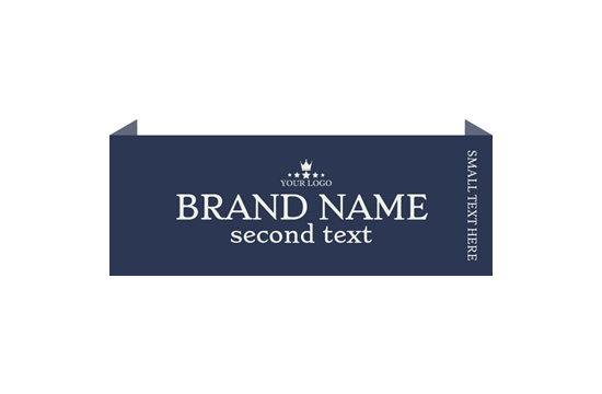 Etiqueta textil tejida Elegant Style Model WL-M1